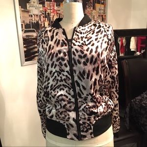 Charlotte Russe Animal Print Jacket